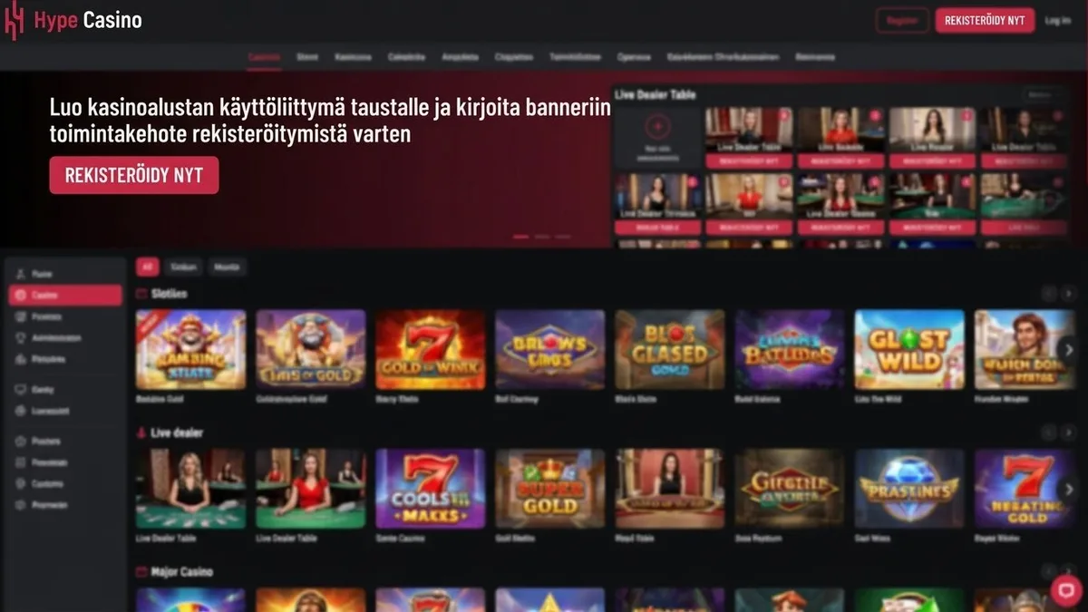 Rekisteröidy bonuksella